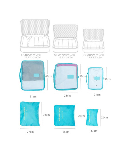 Bebek Anne Hastane Çantası Düzenleyici Organizer 6 Parça Set Bebek Anne Hastane Çantası Düzenleyici Organizer 6 Parça Set