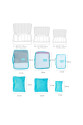 Bebek Anne Hastane Çantası Düzenleyici Organizer 6 Parça Set Bebek Anne Hastane Çantası Düzenleyici Organizer 6 Parça Set
