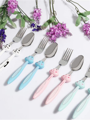 Bebek Çatal Kaşık Seti - 18 cm