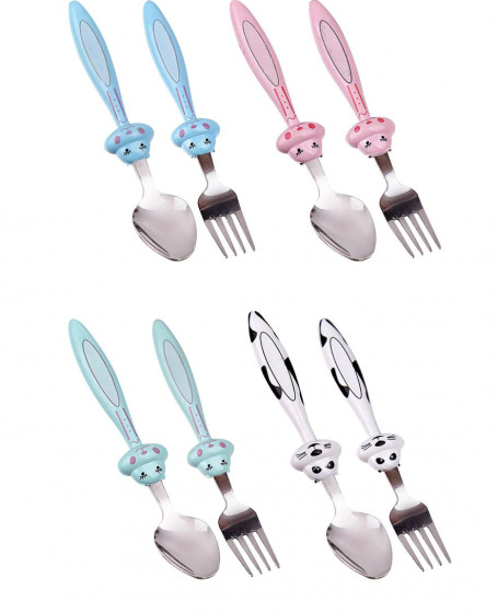 Bebek Çatal Kaşık Seti - 18 cm