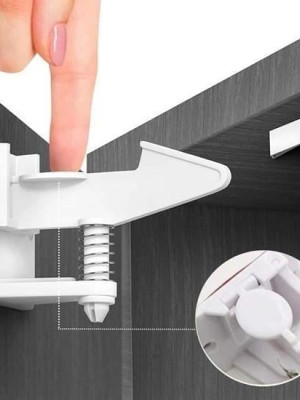 Bebek Çocuk Güvenliği Korumalı Yapışkan Çekmece ve Dolap İçin Tutucu Gizli Güvenlik Kilidi Bebek Çocuk Güvenliği Korumalı Yapışkan Çekmece ve Dolap İçin Tutucu Gizli Güvenlik Kilidi