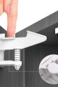 Bebek Çocuk Güvenliği Korumalı Yapışkan Çekmece ve Dolap İçin Tutucu Gizli Güvenlik Kilidi Bebek Çocuk Güvenliği Korumalı Yapışkan Çekmece ve Dolap İçin Tutucu Gizli Güvenlik Kilidi