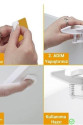 Bebek Çocuk Güvenliği Korumalı Yapışkan Çekmece ve Dolap İçin Tutucu Gizli Güvenlik Kilidi Bebek Çocuk Güvenliği Korumalı Yapışkan Çekmece ve Dolap İçin Tutucu Gizli Güvenlik Kilidi