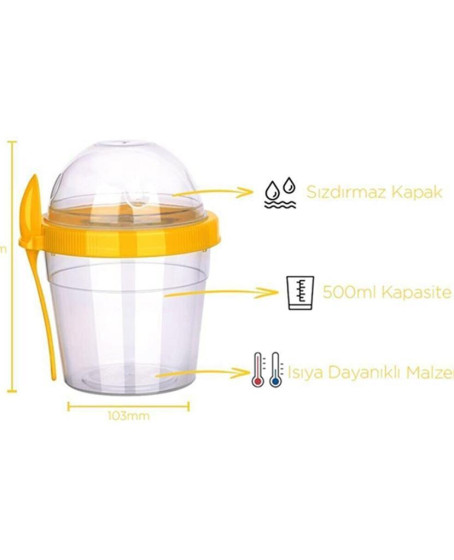Bebek Mama Saklama Kabı 500ML