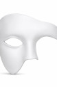Beyaz Yarım Erkek Maske – Phantom Parti & Balo Maskesi