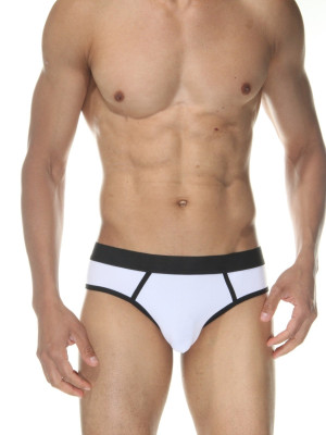 Beyaz Jockstrap Erkek İç Giyim