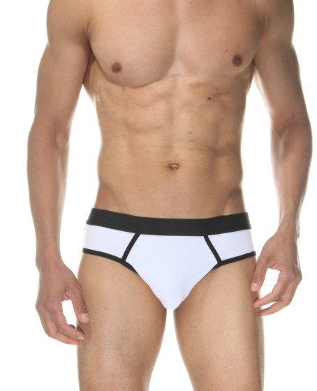Beyaz Jockstrap Fantezi İç Giyim