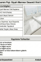 Beyaz Mermer Desenli Yapışkanlı Tezgah Folyosu (3 mt.x 60 cm)