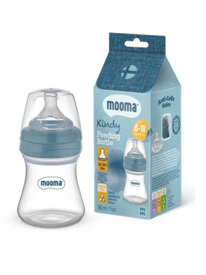 Biberon Anti Kolik Biberon 150 ml Kapaklı Biberon 6 - 18 Ay (Orta Akış)