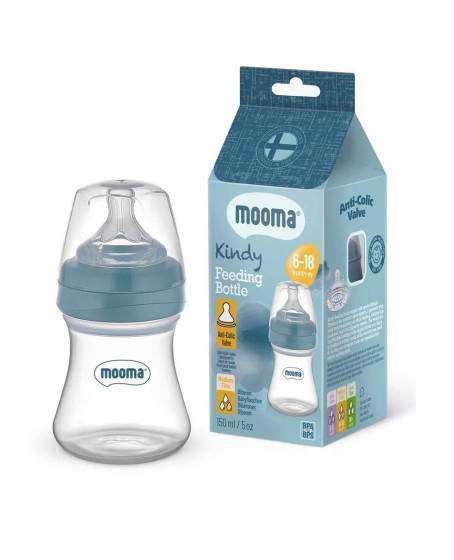 Biberon Anti Kolik Biberon 150 ml Kapaklı Biberon 6 - 18 Ay (Orta Akış)