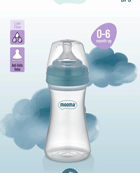 Biberon Anti Kolik Biberon 250 ml Kapaklı Biberon 0 - 6 Ay (Yavaş Akış) Biberon Anti Kolik Biberon 250 ml Kapaklı Biberon 0 - 6 Ay (Yavaş Akış)