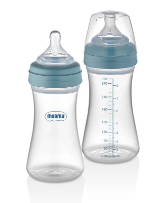 Biberon Anti Kolik Biberon 250 ml Kapaklı Biberon 0 - 6 Ay (Yavaş Akış)