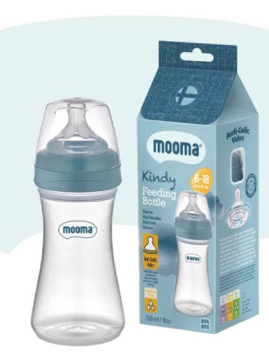 Biberon Anti Kolik Biberon 250 ml Kapaklı Biberon 6 - 18 Ay (Orta Akış)