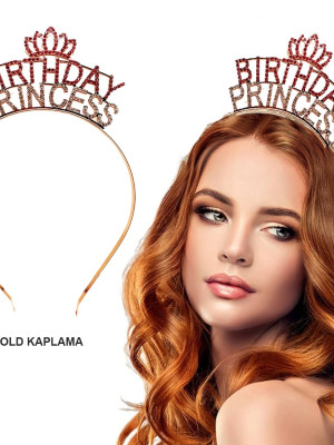 Birthday Princess Kristal Taç – Rose Gold Kaplama Birthday Princess Kristal Taç – Rose Gold Kaplama