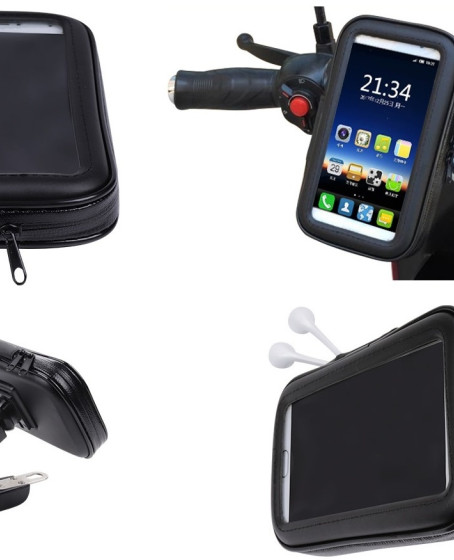 Bisiklet ve Motosiklet Su Geçirmez Telefon Tutucu 6.2" Bisiklet ve Motosiklet Su Geçirmez Telefon Tutucu 6.2"