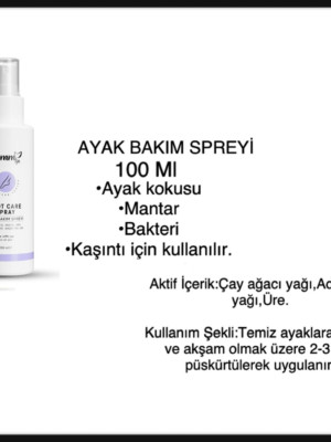 Bitkisel Ayak Koku Giderici Bakım Spreyi Bitkisel Ayak Koku Giderici Bakım Spreyi