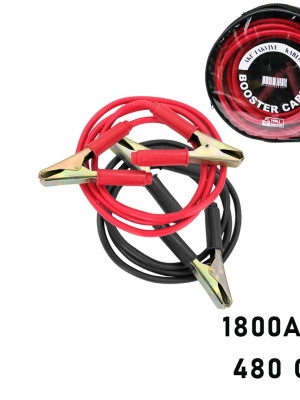 1800 AMPER TIR İÇİN AKÜ TAKVİYE KABLOSU 4.8MT - PENCERELİ BEZ ÇANTALI
