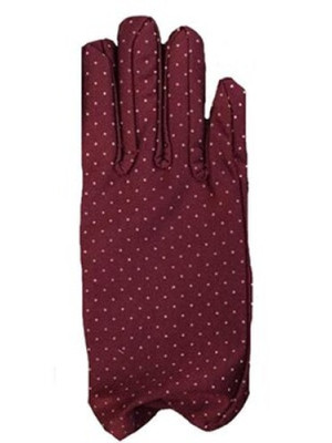 Bordo Renk Puanlı Çocuk Eldiveni Bordo Renk Puanlı Çocuk Eldiveni