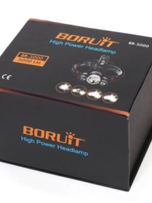 Boruit T6 Kafa Feneri 5000 Lumens 3Xcree Xm-T6+2R5 Lamba Led Kamp Lambası Boruit T6 Kafa Feneri 5000 Lumens 3Xcree Xm-T6+2R5 Lamba Led Kamp Lambası