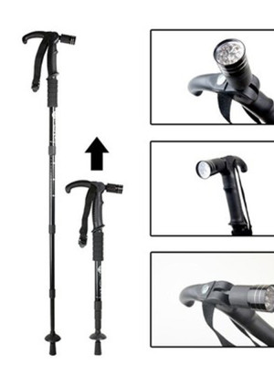 Boya Göre Ayarlı Işıklı Yürüyüş Bastonu Wt-002