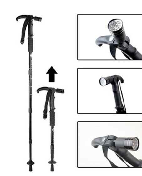 Boya Göre Ayarlı Işıklı Yürüyüş Bastonu Wt-002