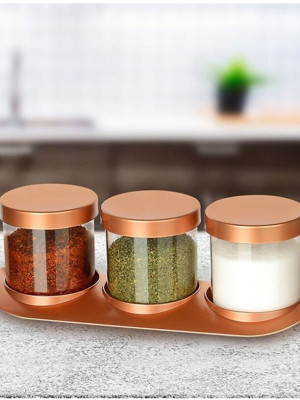 Bronz Baharat Seti Lüx 3lü Set Bronz Baharat Seti Lüx 3lü Set