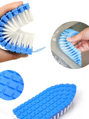 Bükülebilir Esnek Kenar Köşe Lavabo Temizleme Fırçası Banyo Mutfak Fırçası Bükülebilir Esnek Kenar Köşe Lavabo Temizleme Fırçası Banyo Mutfak Fırçası