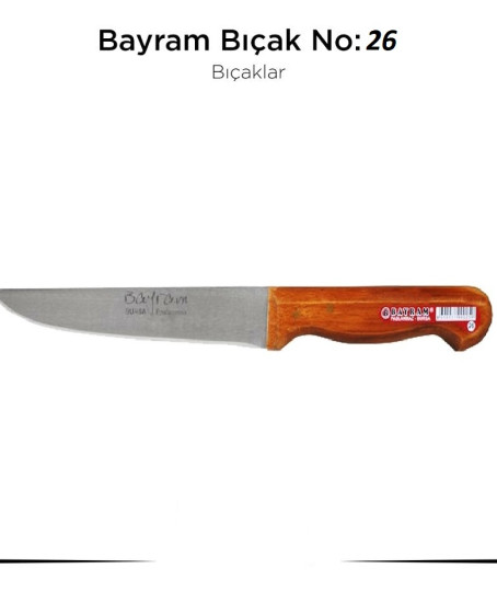 Bursa Bıçağı Bayram Kurban Bıçağı Yemek Bıçağı No : 26
