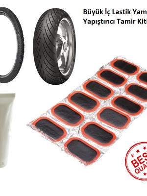 Büyük Lastik Yaması - Bisiklet - Motor Lastiği Yaması