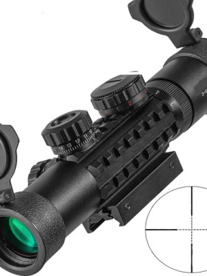 C3-9X26 EG Raylı Çift ışıklı Av Dürbünü  11mm/22mm