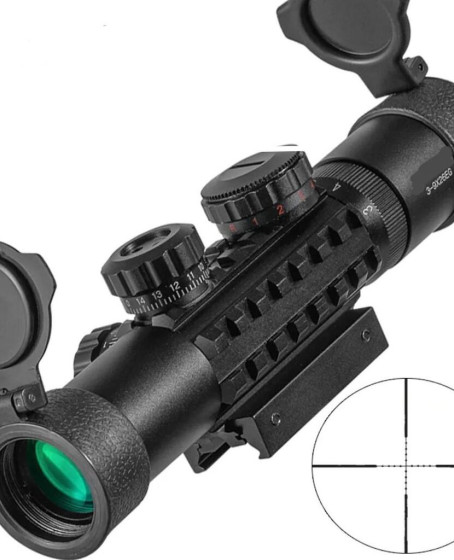 C3-9X26 EG Raylı Çift ışıklı Av Dürbünü  11mm/22mm