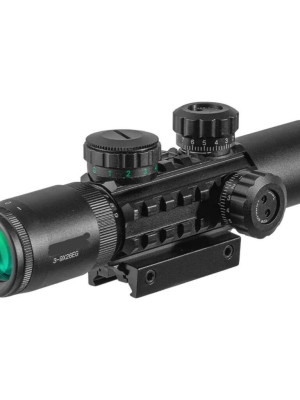 C3-9X26 EG Raylı Çift ışıklı Av Dürbünü  11mm/22mm