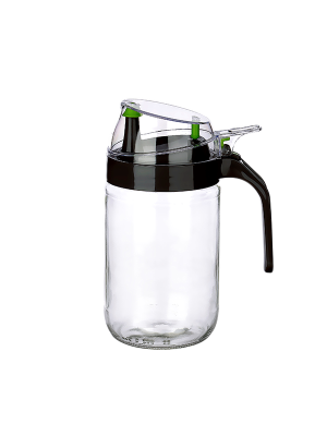 Cam Yağdanlık - Kulplu Sirkelik Sosluk 660ML
