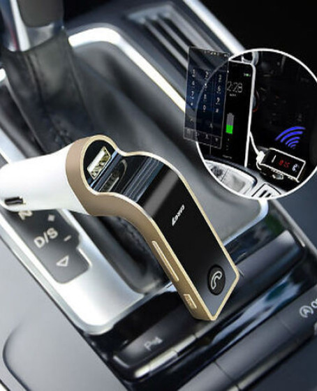 Carg7 Bluetooth Araç FM Transmitter Usb Girişli Carg7 Bluetooth Araç FM Transmitter Usb Girişli