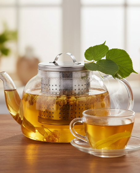 Çay Süzgeci Büyük Boy Paslanmaz Çelik Demlik İçi Çay Süzgeci Geniş Hacimli ve Dayanıklı
