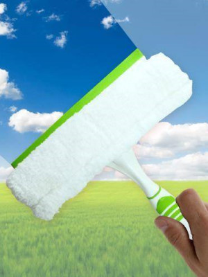 Çekçekli  Mikrofiber Cam Silme Mopu