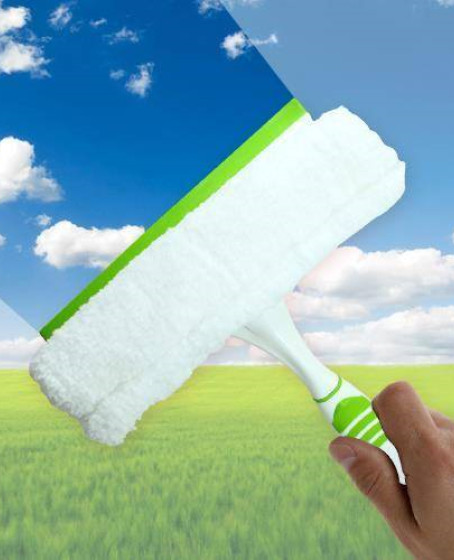 Çekçekli Mikrofiber Cam Silme Mopu Çekçekli Mikrofiber Cam Silme Mopu