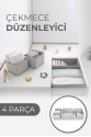 Çekmece Düzenleme Kutu Seti Organizer 4lü Set