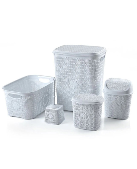 Çeyiz Seti Rattan 5 Parça Örgülü Çeyiz Seti Çeyiz Seti Rattan 5 Parça Örgülü Çeyiz Seti