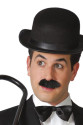 Charlie Chaplin Stil Yetişkin Şapkası – Siyah Melon Parti Şapkası