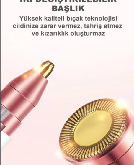 Çift Başlıklı Epilasyon Yüz Çene Işıklı Kıl Tüy Alma Mini Cep Epilasyonu Çift Başlıklı Epilasyon Yüz Çene Işıklı Kıl Tüy Alma Mini Cep Epilasyonu