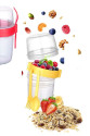 Çift Hazneli - Çatal Kaşıklı Portatif Müsli -Atıştırmalık Kabı 800 ML Çift Hazneli - Çatal Kaşıklı Portatif Müsli -Atıştırmalık Kabı 800 ML