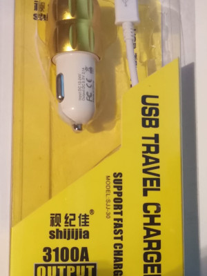 Çift USB Girişli 3.1 Çıkışlı Seyahat Seti Android / Micro Usb
