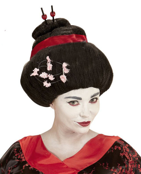 Çinli Peruk Japon Peruğu Geisha Peruğu Çocuk ve Yetişkin Boy