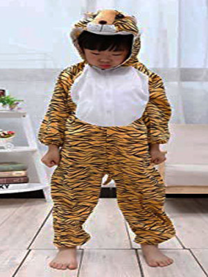 Çocuk Kaplan Kostumu - Aslan Kostümü 4-5 Yaş 100 cm Çocuk Kaplan Kostumu - Aslan Kostümü 4-5 Yaş 100 cm