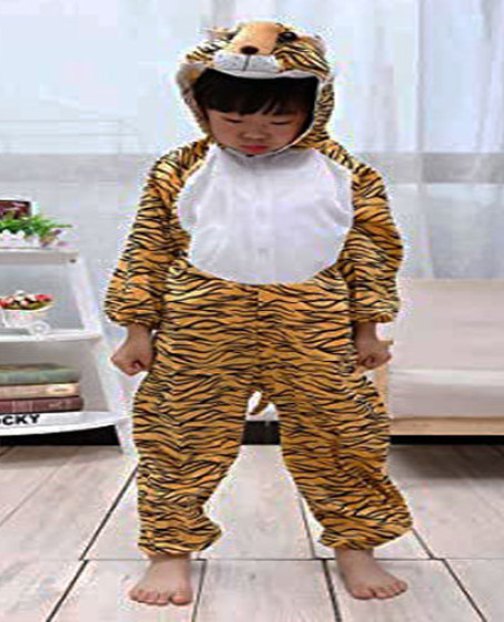 Çocuk Kaplan Kostumu - Aslan Kostümü 4-5 Yaş 100 cm Çocuk Kaplan Kostumu - Aslan Kostümü 4-5 Yaş 100 cm