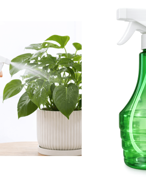 Çok Amaçlı Fısfıs Çiçek Sulama Şeffaf Su Sprey Şişesi 500 ML