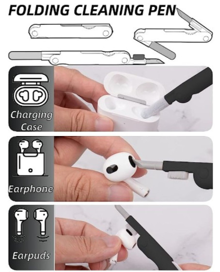 ÇOK FONKSIYONLU 7 IN 1 AIRPODS KLAVYE EKRAN KULAKLIK TEMIZLEME KITI ÇOK FONKSIYONLU 7 IN 1 AIRPODS KLAVYE EKRAN KULAKLIK TEMIZLEME KITI