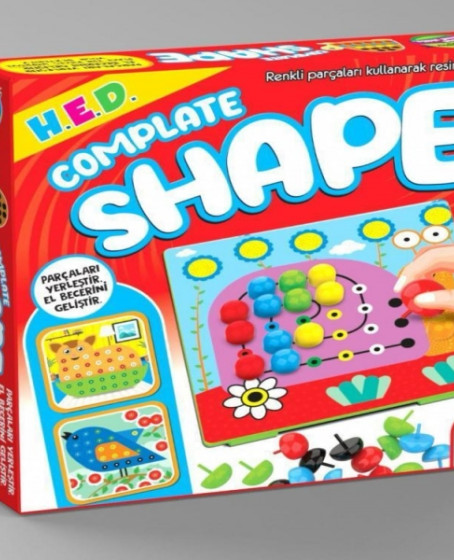 Complate Shape Renklerle Zekanı Konuşturma Oyunu