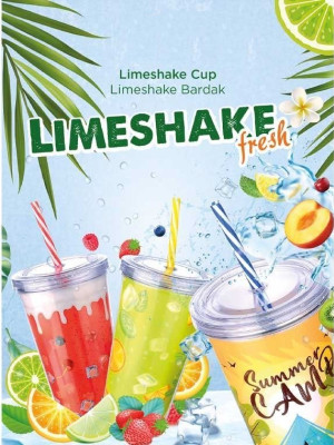 Cool Lime Bardağı - Limeshake Bardak 600 ML